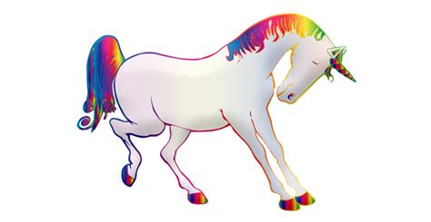 rainbow colored unicorns part  chad harvey
