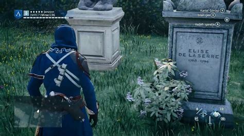 assassin s creed unity elise de la serre mezarı youtube