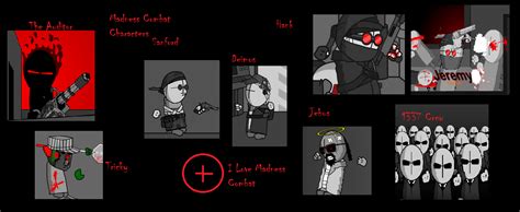 Characters Of Madness Combat By Deathwish999 On Newgrounds