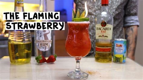 Flaming Strawberry Tipsy Bartender Recipe Tipsy Bartender