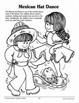 Mexican Coloring Hat Dance Pages Worksheets Scholastic Printables Kids Printable sketch template