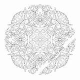 Pages Mandala Coloring Advanced Level Printable Getdrawings Color Getcolorings sketch template