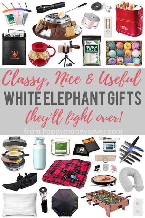 30 Classy Nice And Useful White Elephant Ts Theyll Fight For White