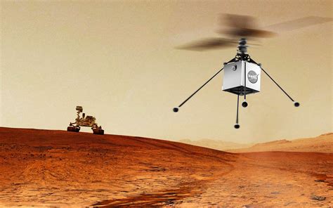 mars  le drone helicoptere de la nasa pret  voler sur la planete rouge