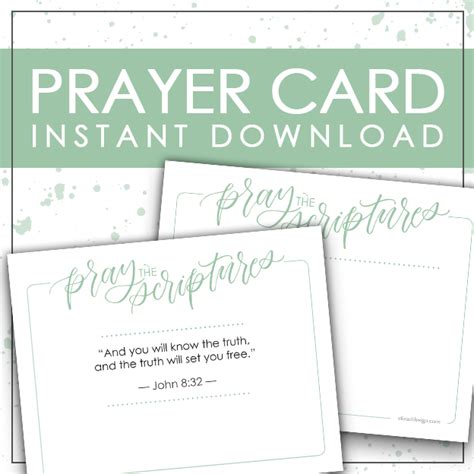 printable prayer cards  simple   pray   children