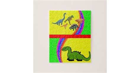 dinosaur jigsaw puzzle zazzle