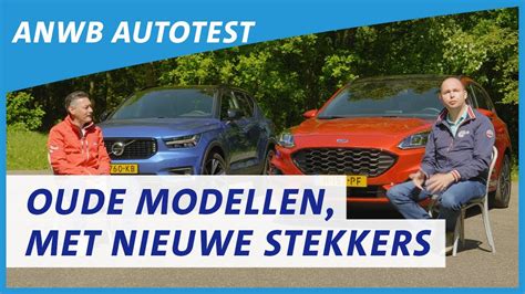 dubbeltest ford kuga  volvo xc review  anwb autotest youtube