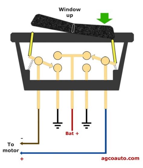gm power window switch  pin wiring diagram car wiring diagram