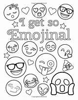 Coloring Emoji Pages Cute Amazon Faces Adult Kids Book Printable Emojis Funny Quotes Stuff Girl Word Inspirational Colouring Sheets Books sketch template