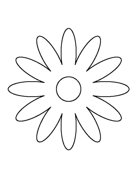 printable daisy template