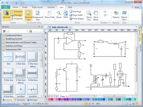electrical diagram software create  electrical diagram easily
