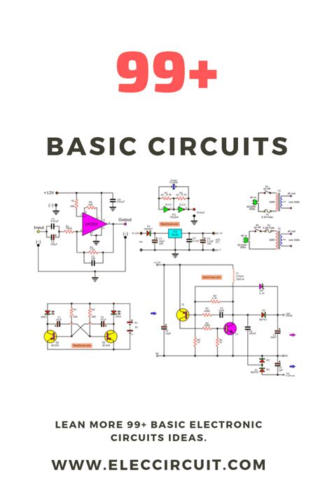 basic electronic circuits   eleccircuit learn  basic electronic circuits