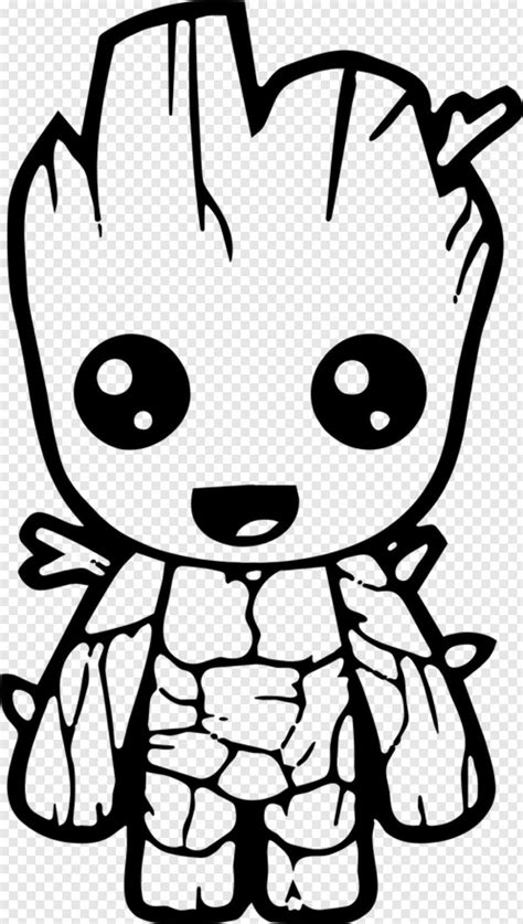 baby groot cute avengers coloring pages hd png  avengers