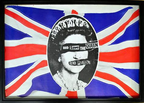 Sex Pistols Original God Save The Queen Promotional Poster