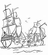 Pirate Coloring Pages Coloringpagesabc sketch template