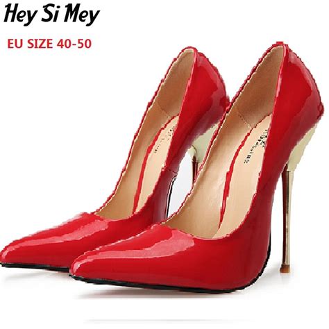 large size 40 50 women pumps high heels women shoes