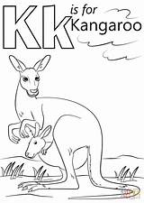 Kangaroo Coloring Letter Pages Preschool Alphabet Printable Animals Abc Kids Kindness Animal Letters Baby Color Print Worksheet Supercoloring Nativity Sheets sketch template