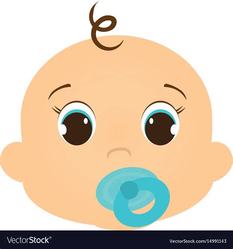 cute baby icon royalty  vector image vectorstock