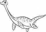 Plesiosaurus Dinosaurs Coloringpagesonly sketch template