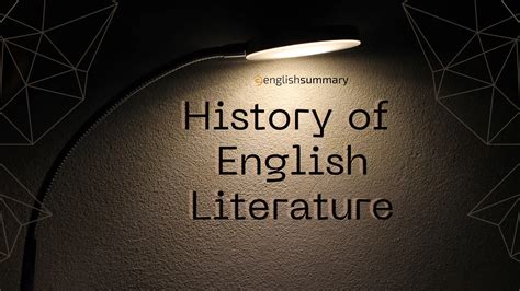 history  english literature  ages summary notes english summary