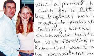 diary of virginia roberts who claims she had sex with prince andrew reveals details daily mail