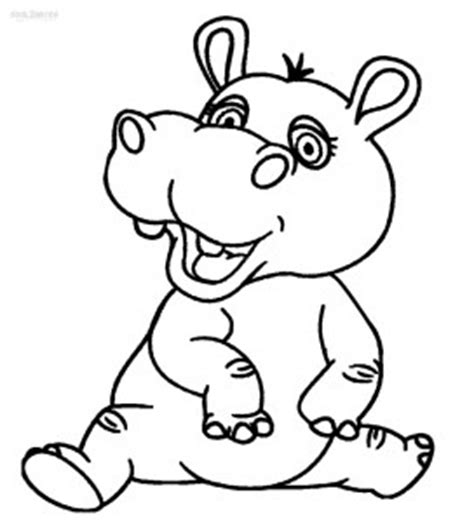 printable hippo coloring pages  kids coolbkids