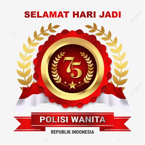 selamat hari jadi polri indonesia     vektor  september konsep logo  konsep