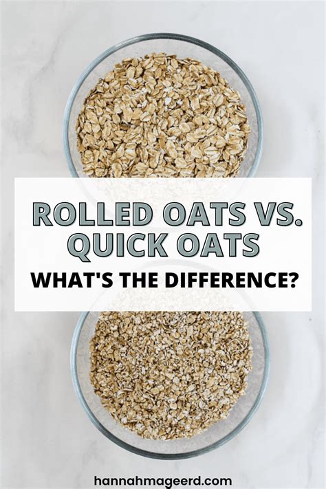 rolled oats  quick oats  dietitian explains hannah magee