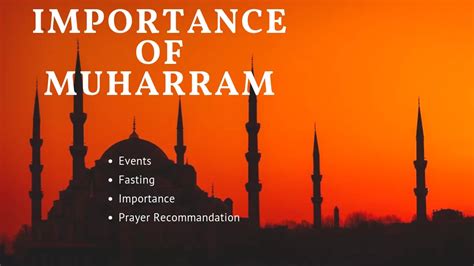 importance  major   muharram  islamic month
