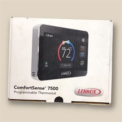 lennox comfortsense  programmable thermostat  ebay