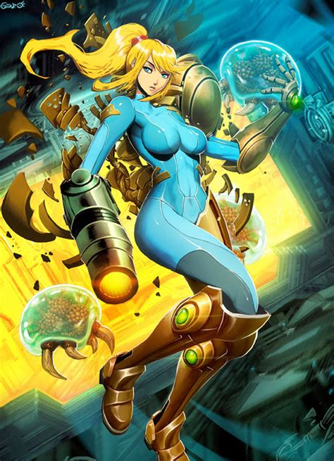 Metroid S Zero Suit Samus Given The Genzoman Treatment