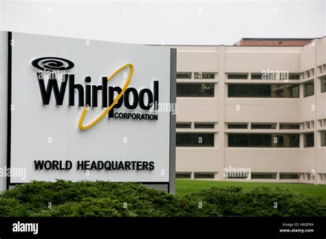logo sign    headquarters   whirlpool corporation stock photo  alamy