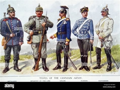 Uniformes Del Ejército Alemán De La Primera Guerra Mundial Fotografía