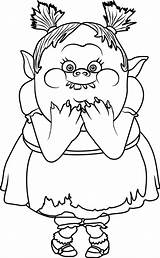 Coloring Trolls Kids Colouring Pages Bridget Drawing Adult Sheets Printable Troll Color Para Books Easy Colorear Party Stencil Birthday Getdrawings sketch template