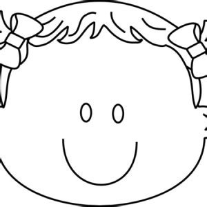 baby girl happy face coloring page baby girl happy face coloring