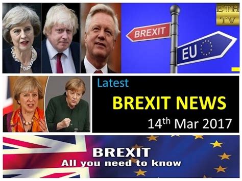 latest brexit news  march  youtube