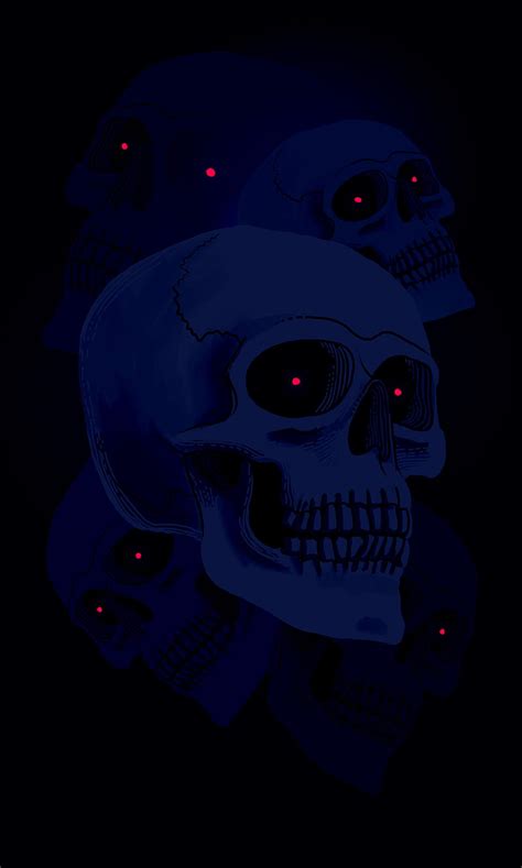 Deep Blue Dead My Bone Dark Darkness Death Eyes Halloween