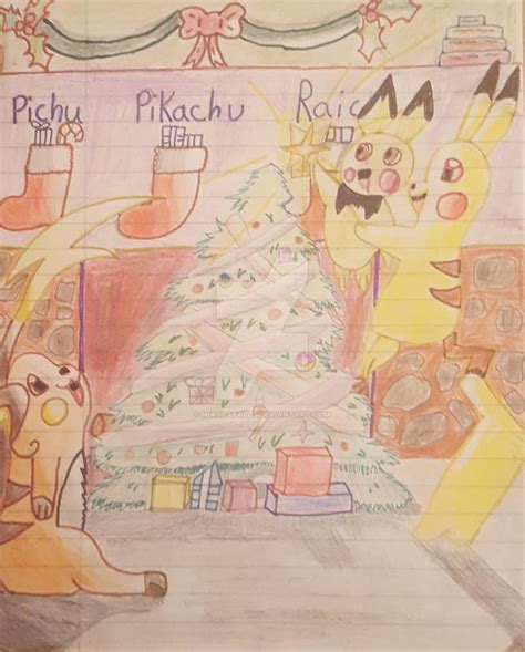 pichu pikachu  raichu family christmas  niagrafalls  deviantart