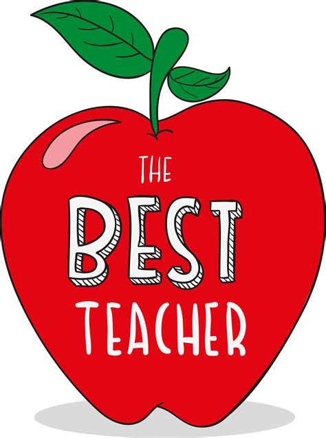 teachers apple clipart  riset