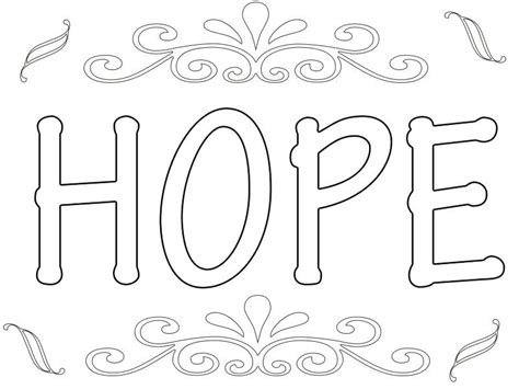hope coloring pages words coloring book quote coloring pages adult