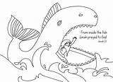 Jonah Whale Coloring Pages Printable Sheets Bible Kids Colouring Activity Crafts Sunday School Fish Color Print Children Cullen Abc Adults sketch template