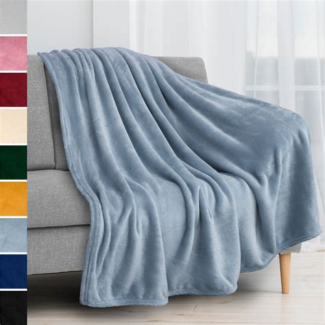 pavilia fleece blanket throw super soft plush luxury flannel throw lightweight microfiber