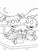 Coloring Rugrats Pages Angelica Tommy Pickles Printable Chucky Getcolorings Awesome Tomy Kids Template Getdrawings Coloringme Popular Kimi sketch template