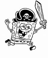 Spongebob Pirate Coloring Pages Karate Coloringkids Acting Print Colouring Pirates Printable Girl Kids Color Cliparts Squarepants Gangster Clipart Getcolorings Library sketch template