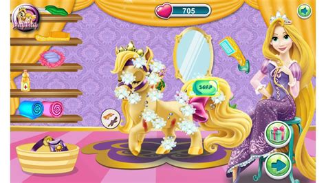 Рапунцель Игры—Красивая Дисней Принцесса Рапунцель Пони—Онлайн Видео Игры Для Девочек 2015