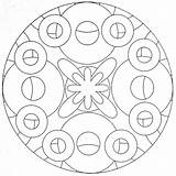 Coloring Circle Pages Mandala Template Blank Getcolorings Printable Getdrawings Circles sketch template