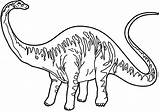 Diplodocus Coloring Pages Looking Back Netart Template sketch template