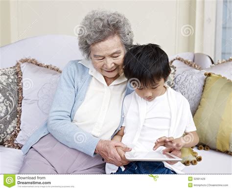 grandma and grandson royalty free stock images image 32991429