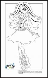 Coloring Pages Year Monster High Girls Spectra Olds Old Print Vondergeist Sheets January Older Library Clipart Popular sketch template