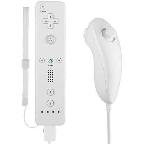 remote wiimote nunchuck controller set combo  nintendo wiiwii  game console ebay
